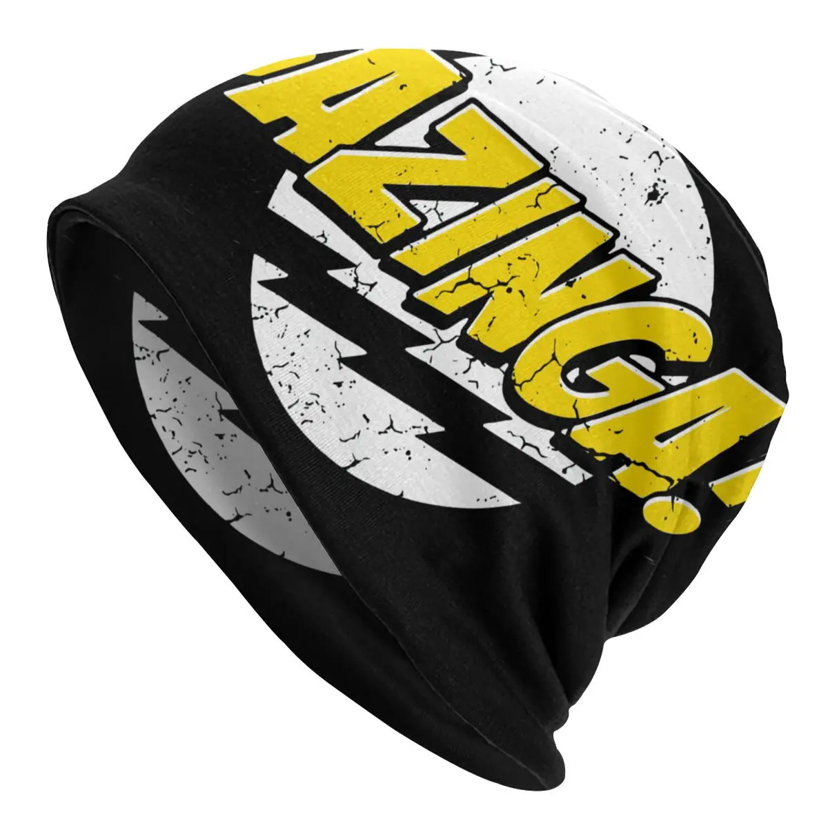 Bazinga The Big Bang Theory Bonnet Hat Winter Street Skullies Beanies Sheldon Hat for Men Women Knitting Hats Warm Unisex Caps