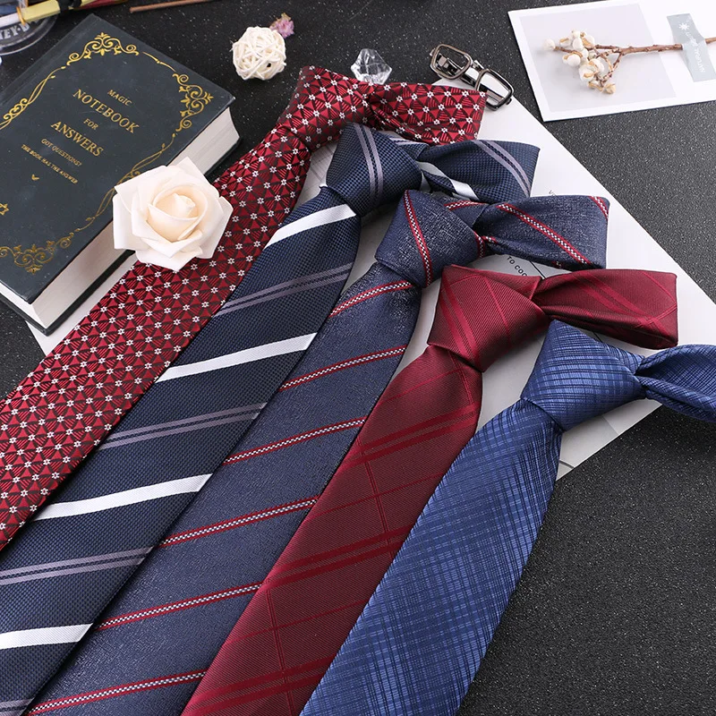 Neue 8cm Herren Krawatte Druck muster klassische Krawatten für Mann Bräutigam Groom sman Imitation Seide Blumen Krawatten Hochzeit Accessoires – Detail 24