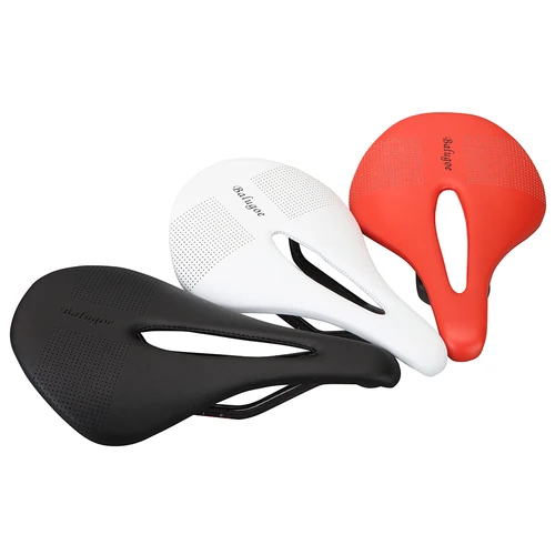 Imagen 2 del producto 2022 Sillín de bicicleta Sillines de bicicleta MTB Sillín de fibra de carbono 240-143 mm/110 g Bicicleta de carretera Bicicleta / Rieles de sillín de acero Ciclismo de bicicleta