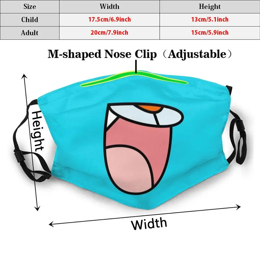 De Verbazingwekkende Wereld | Gumball Masker Print Wasbare Filter Anti Dust Mond Masker Gumball Verbazingwekkende Wereld Darwin