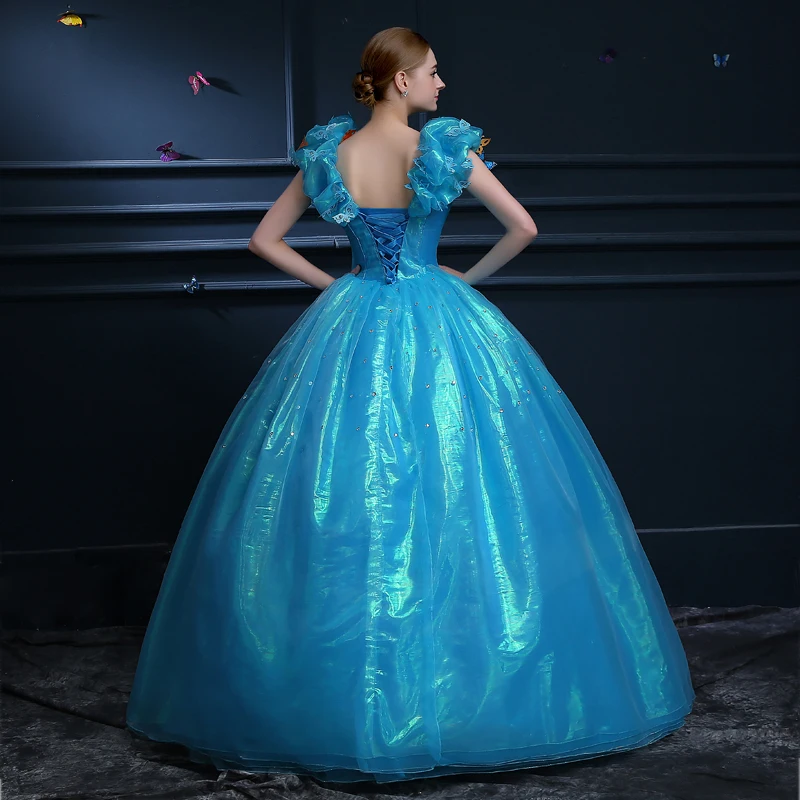 2024 Sky Blue Quinceanera Sweetheart ซาติน Quinceanera PLUS ขนาด Ball Gown Vestidos De Quinceaneras ที่กําหนดเอง