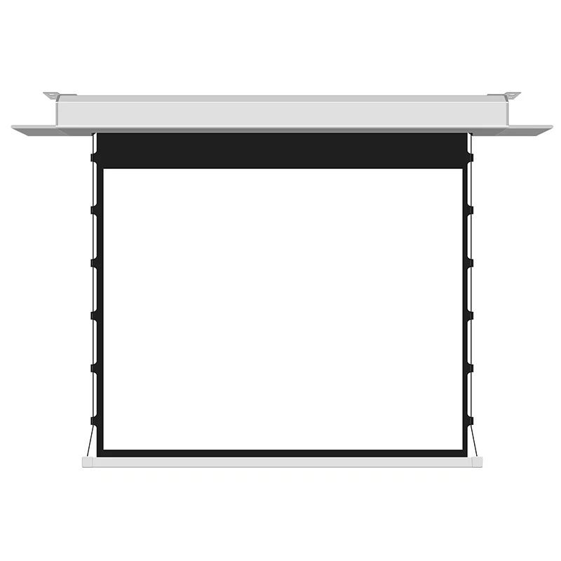 

Future Ceiling-Recessed Electric Tab-Tensioned Projection Screen With Cinema White Fabric