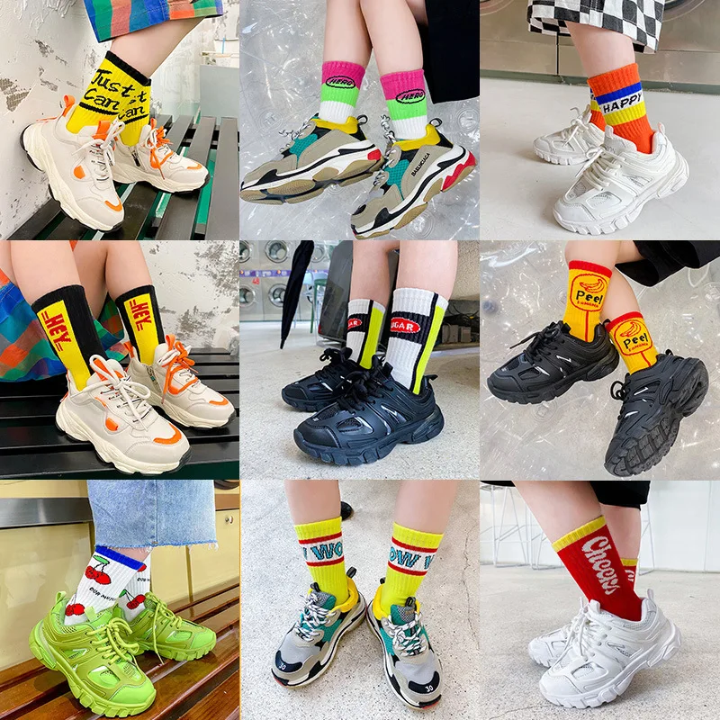 Children's Socks With prints For Girls Boys Girl Kids Child Sock Boys' Boy Girl Short Toddler Children Teens 10 Years Old Cotton