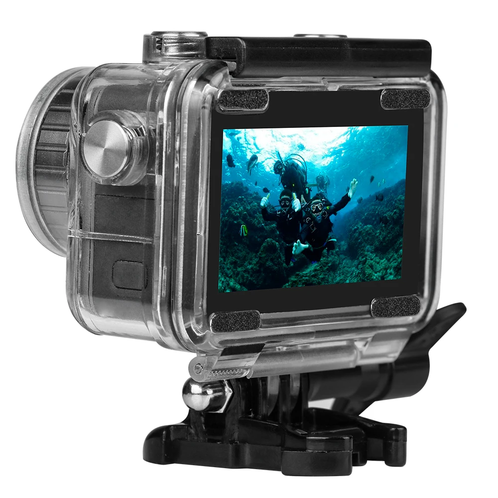 حافظة مقاومة للماء تحت الماء لكاميرا DJI Osmo Action 1 غطاء حماية للغوص لملحقات كاميرا DJI Osmo الرياضية
