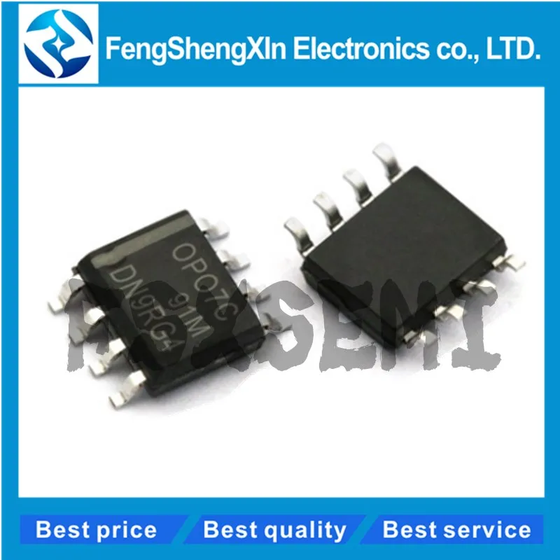 10PCS OP07CP DIP8 OP07 DIP DIP-8 OP07CDR OP07C SOP-8 SOP Operational Amplifier IC