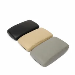 CNWAGNER Car Style Leather Black Beige Gray Car Armrest Cover Center Console Armrest Lid for Audi A6 C6 2005-2011 for Cars