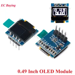 0.49 Inch OLED Display LCD Module White 0.49