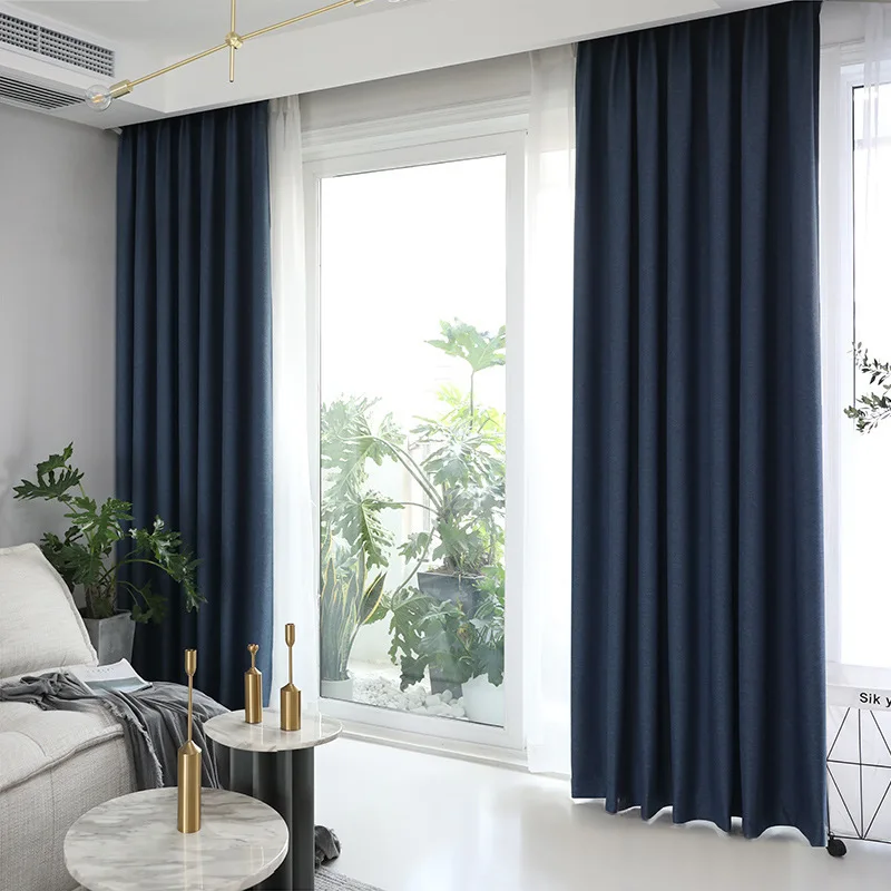 Rideau de porte occultant en tissu, 350cm de hauteur, 80%-90%, pour chambre à coucher moderne, draperies isolantes pour salon