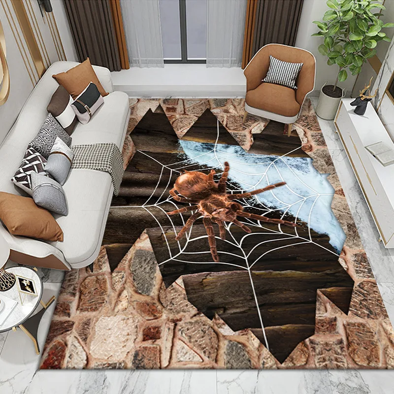 New 3D Illusion Carpet Nordic Luxury Home Decoration Area Rugs 3D Geometric Rectangle Carpets For Living Room Bedroom Floor Mat