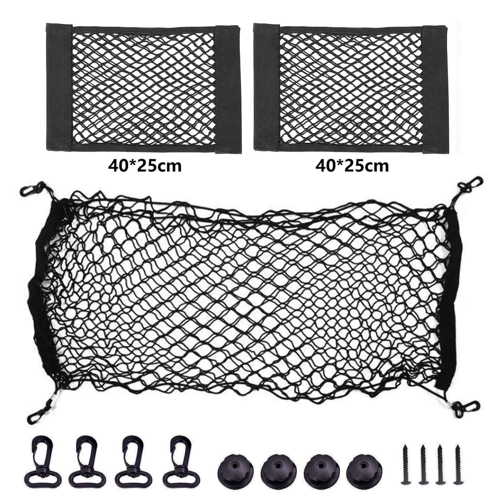 For BMW X5 E53 53 E70 E60 F15 F85 G05 M Sport 2019 2020 2021 Car Trunk Ceiling Luggage Storage Cargo Organiser Elastic Mesh Net