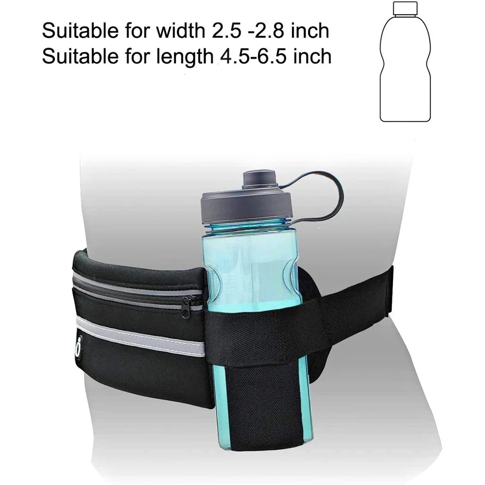 Riñonera deportiva resistente al agua Unisex, bolsa de cintura de diseño delicado, portátil, para correr, gimnasio y Fitness