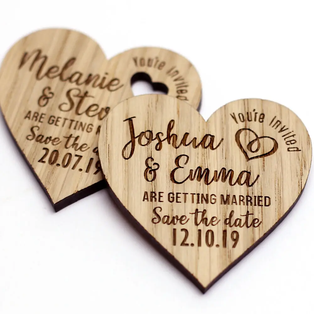 

Save the date magnets, wedding save the dates, wooden save the date magnets, engraved wedding magnets, rustic save the dates