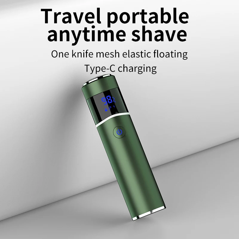 

MOTAWISH 8D Men's Electric Shaver Mini Travel Car Portable Rechargeable Multifunctional Shaver for Men