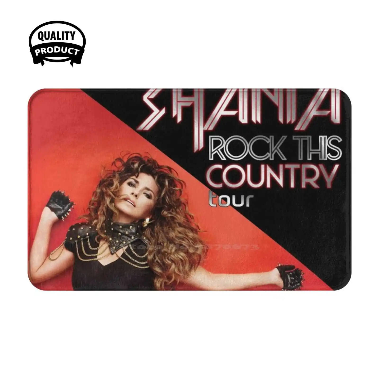 Shania Rock This Country Tour 2020 Siangkamis Soft Cushion Home Carpet Door Mat Car Rug Twain This Country Tour 2020