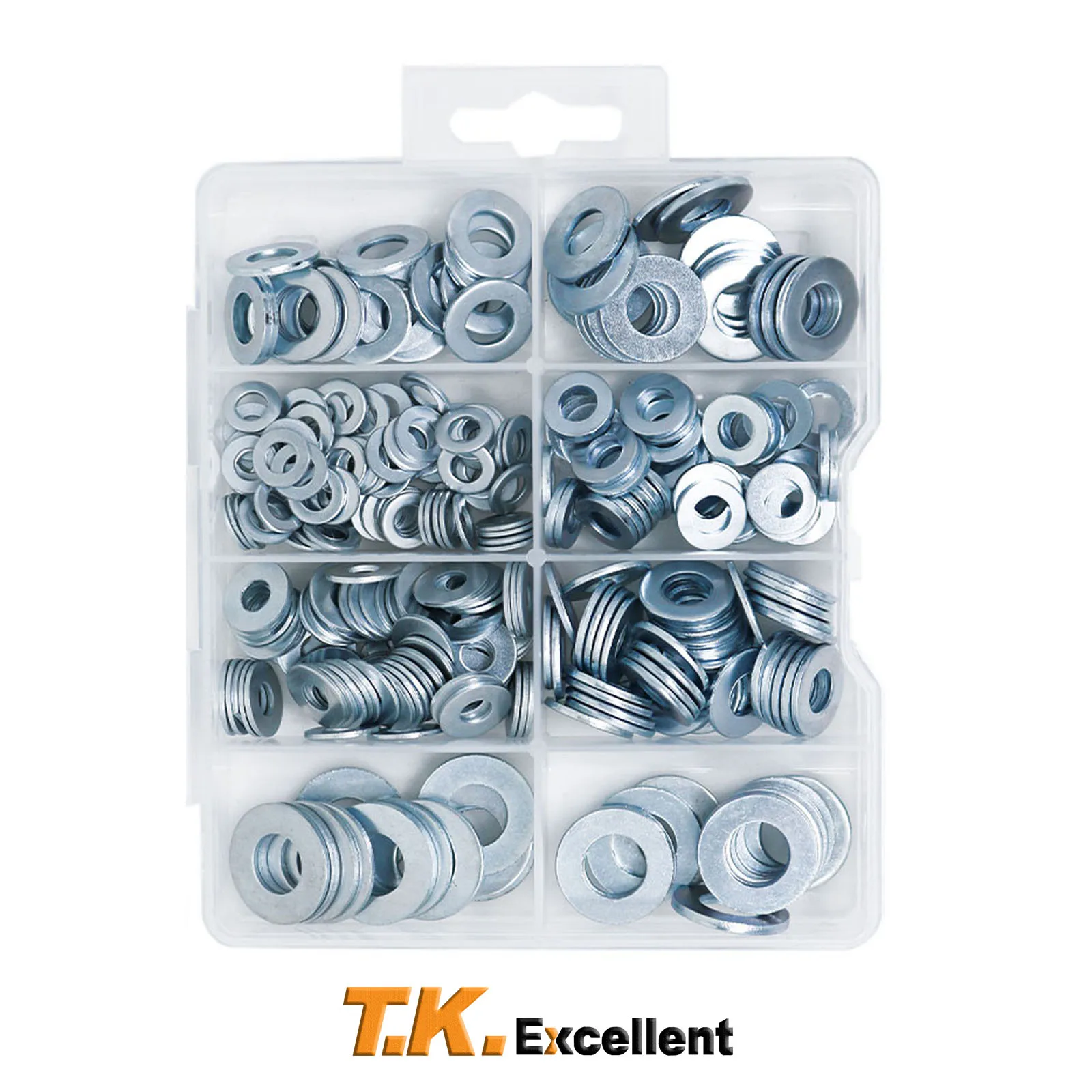 Flat Washer Zinc Plated Assortment Set Flat Gaskets Washers Assorted Gasket Metal Sealing Washer Assorted Sealing Rings