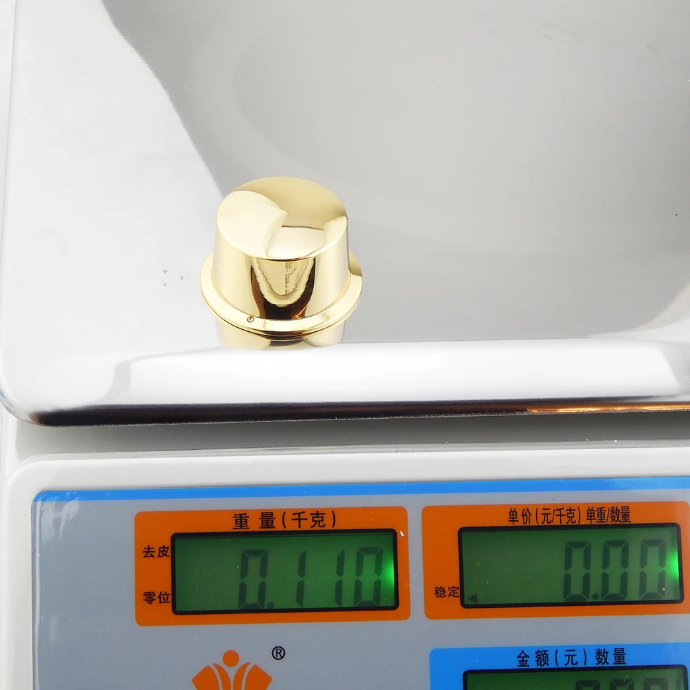 سوبر جميلة عالية الجودة النحاس مطلية بالذهب حجم المقبض من مكبر للصوت الجهد المقبض مرآة الوجه قطرها 42 مللي متر عالية 20 مللي متر