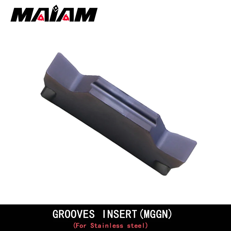 Scanalatura inserto MGGN150 MGGN200 MGGN250 MGGN300 MGGN400 MGGN500 carburo di Tornitura inserto per parti In Acciaio In acciaio inox Alluminio