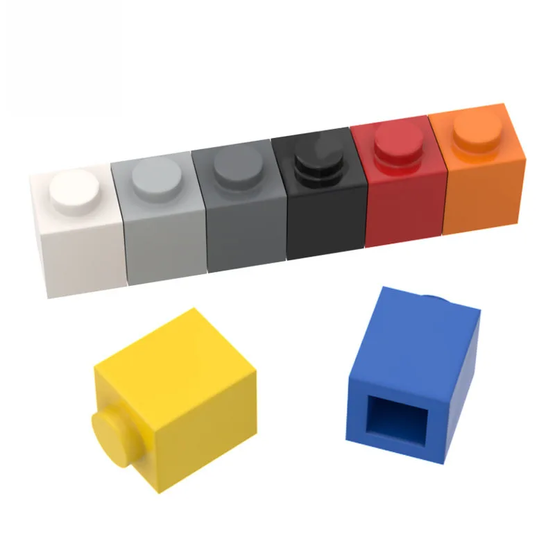 10Psc 3005 1x1 Bricks Building Blocks Thick Figures Dots Educational Creative Size Compatible  Brand Plastic Toys for Children