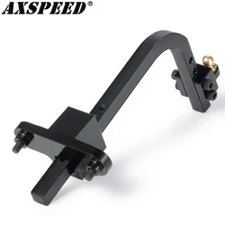 AXSPEED RC Car CNC Metal Trailer Tow Hook Adjustable Tow Trailer Hitch Shackle Rescue Hook for 1/10 Axial SCX10 TRX4 Parts