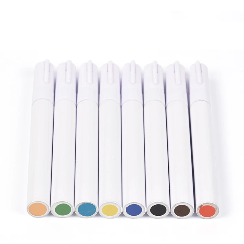 8 Colors Pottery Art Underglaze Marker Pen Ceramic Painting Pigment Pen DIY Clay Special Pen Dot Painting Craft Pottery Tools