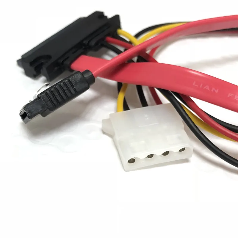 10 قطعة IDE 4Pin أنثى + SATA HDD مع شظايا إلى 22(15 + 7) دبوس قرص صلب محرك SATA إلى IDE 4pin أنثى بيانات الطاقة كابل إمداد الطاقة