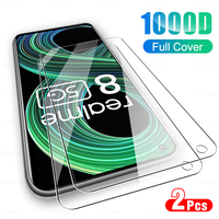 2Pcs Tempered Glass Screen Protector For OPPO Realme 8 5G 4G 8Pro Pro V13 Narzo30 Realme8 HD Protective Film On For 6.5\