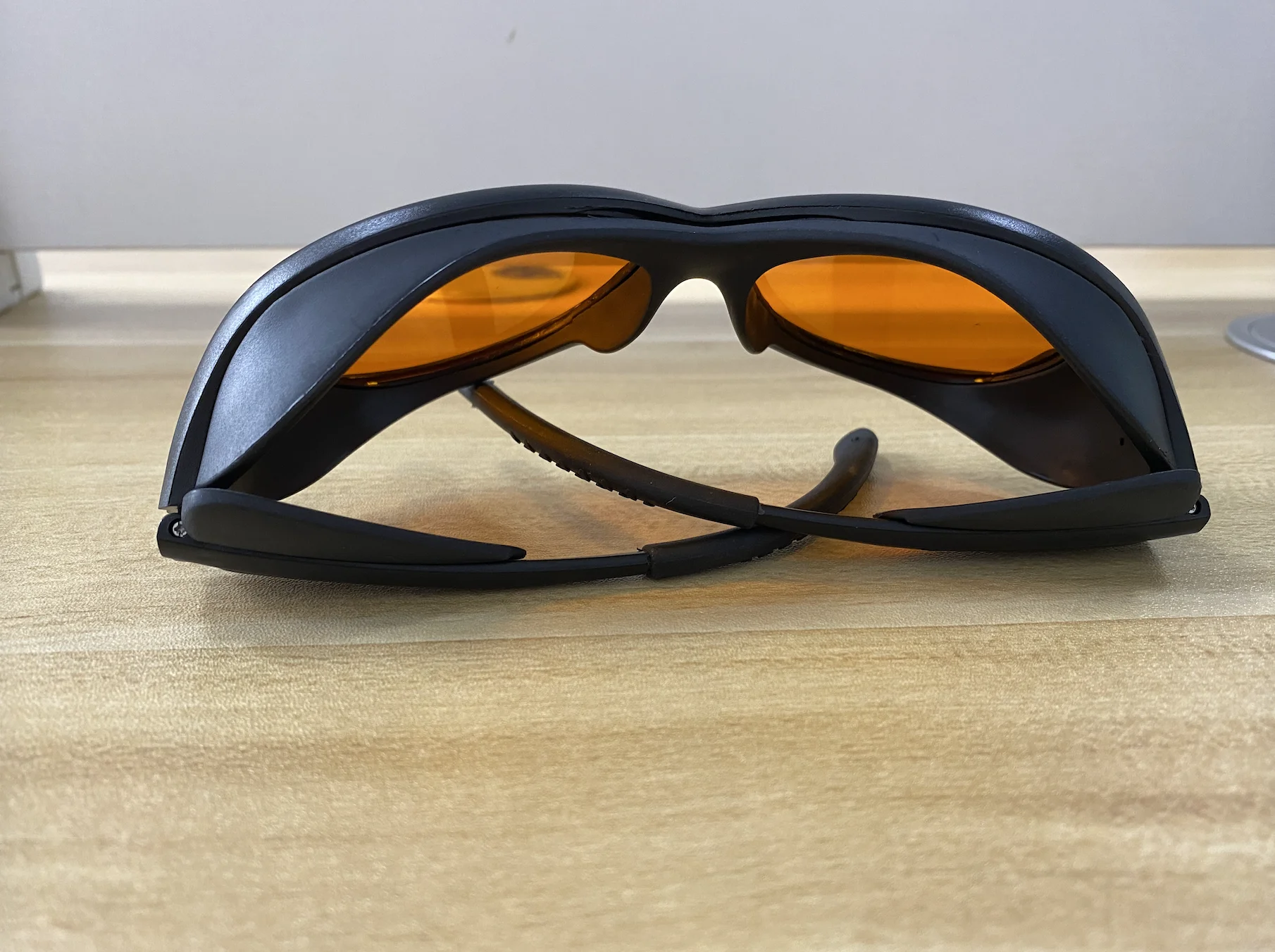 LSG-9 190-490nm OD6+ CE For 405nm 445nm 450nm 473nm violet and blue laser safety glasses VLT 50% With Case and Cloth