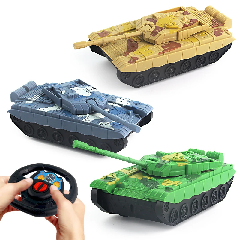 Wireless Two-way Remote Control RC Tank War Militar Battle Launch Cross-country  Of Tank Hobby Boy Toys for Kids Children Gift