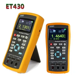 ET430 misuratore di ponte digitale LCR portatile multifunzione misuratore di resistenza di induttanza di capacità ad alta precisione ET431 ET432 ET433