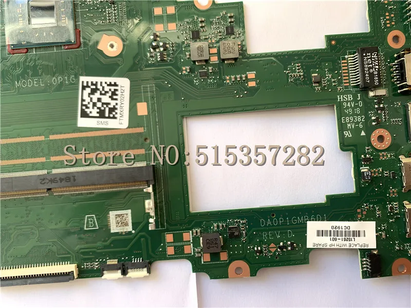 For HP 246 G6 240 G6 245 14-BS Mainboard /L24029-601 L15261-601 DA0P1GMB6D0 N4000 laptop motherboard