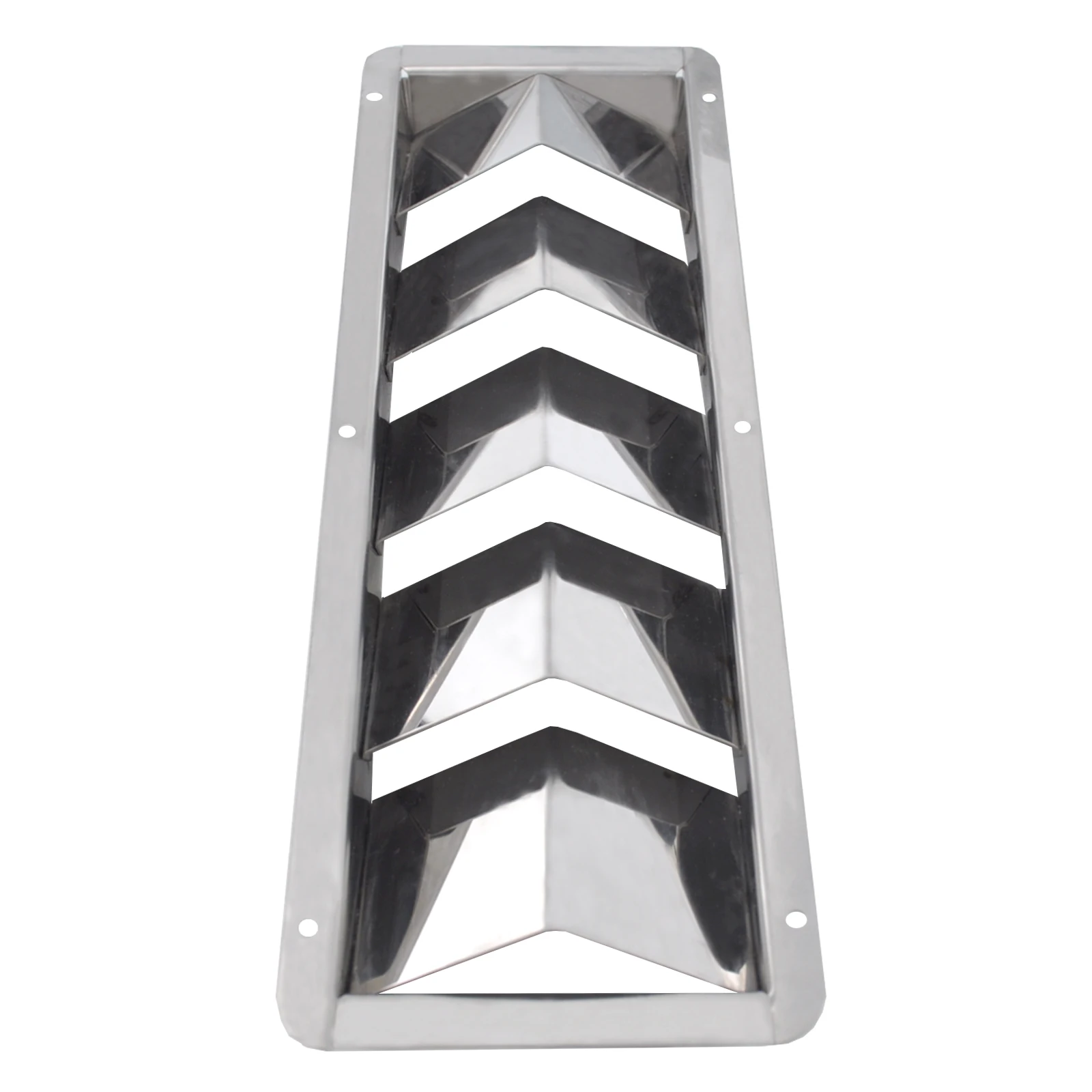 Boat 316 Stainless Steel 5 Slots Air Louvered Vent Marine Yacht Grille Ventilators Cover