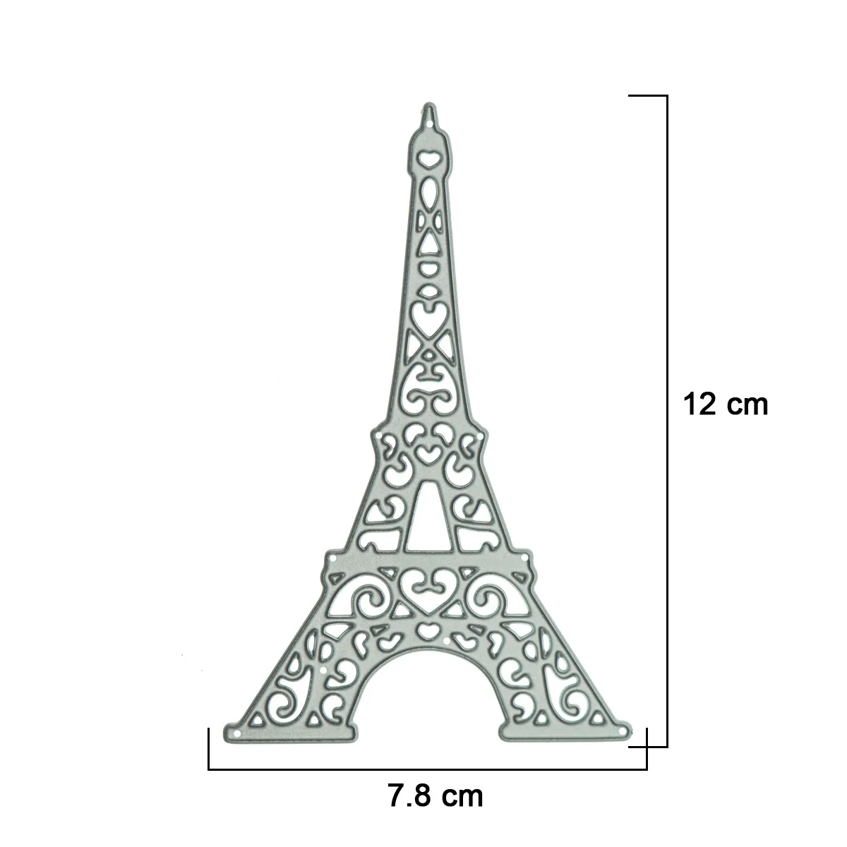 Eiffel Tower Pattern Metal Cutting Dies DIY Memory Card Photo Album Clipart Decorating Paper Art Work Handcraft Material