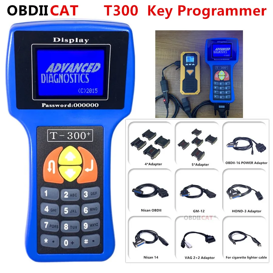 Best T300 V23.9 Key Programmer English / Spanish Optional T 300 Auto Key Programmer V23.9 Car Key Maker T300 KEY Code Programmer