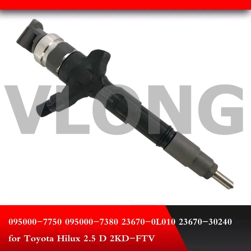 23670-30300 Diesel Injection 23670-0L010 236700L010 095000-7760 Auto Fuel Injector 23670-30240 For Toyota HIACE HILUX 2.5D