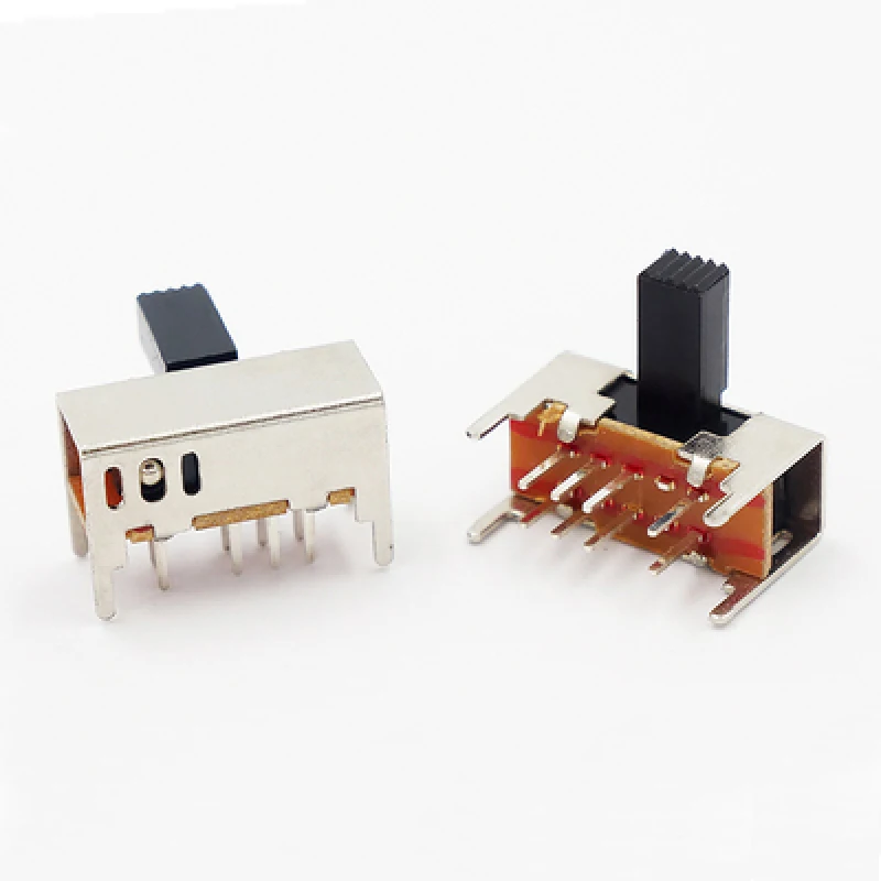 10pcs SK23D05 Toggle Switch Interruptor Mini Slide Switches Vertical Right Angle Slide Switch