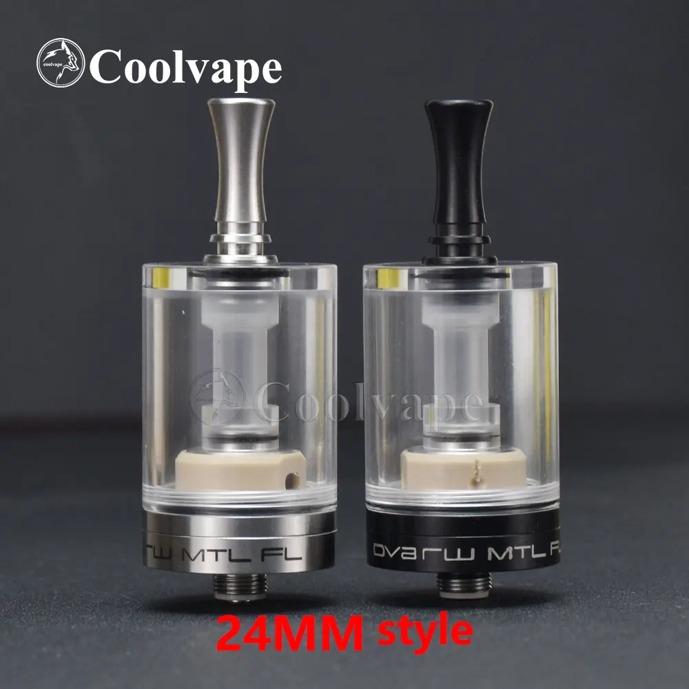 

Отпариватели Dvarw MTL FL 24 rta, атомайзер Dvarw MTL FL с заправкой снизу, с одной спиралью, 3,5 мл/6 мл, 316SS, 24 мм rta