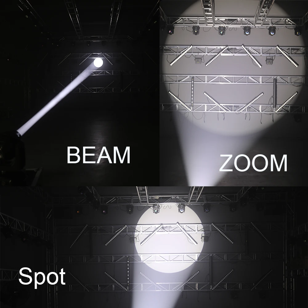 Imagem -06 - Farol Móvel de Led para Palco Bsw 200w Fonte de Iluminação Profissional