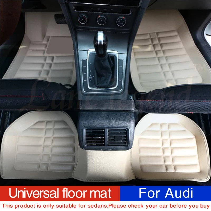 

car floor mats for audi a3 sportback a5 sportback tt mk1 A1 A2 A3 A4 A5 A6 A7 A8 Q3 Q5 Q7 S4 S5 S8 RS