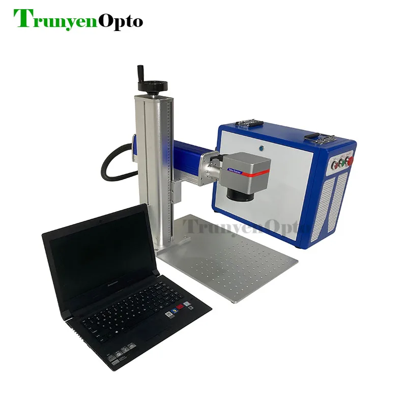 20w 50w Industrial Engraving machine Split  Fiber Laser Marker for Steel Metal Engraving Marker