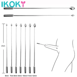 Metal Urethral Catheter Penis Male Urethral Dilator Penis Plug Urethral Sounding Toy No Vibrator Adult Products For Men Sex Shop