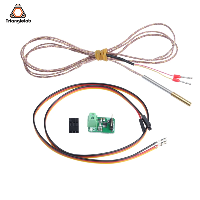 C Trianglelab High Temperature T-K500 Thermocouple sensor 500℃ 3D printing for V6 volcano HOTEND carbon fiber dragonfly