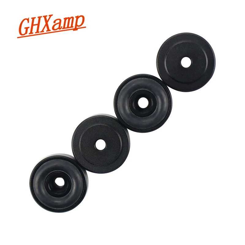 GHXAMP 4PCS 20*8MM Speaker Spikes Amplifier Aluminum Foot Pad Machine DAC Decoder Audio Speaker Computer Case Shock