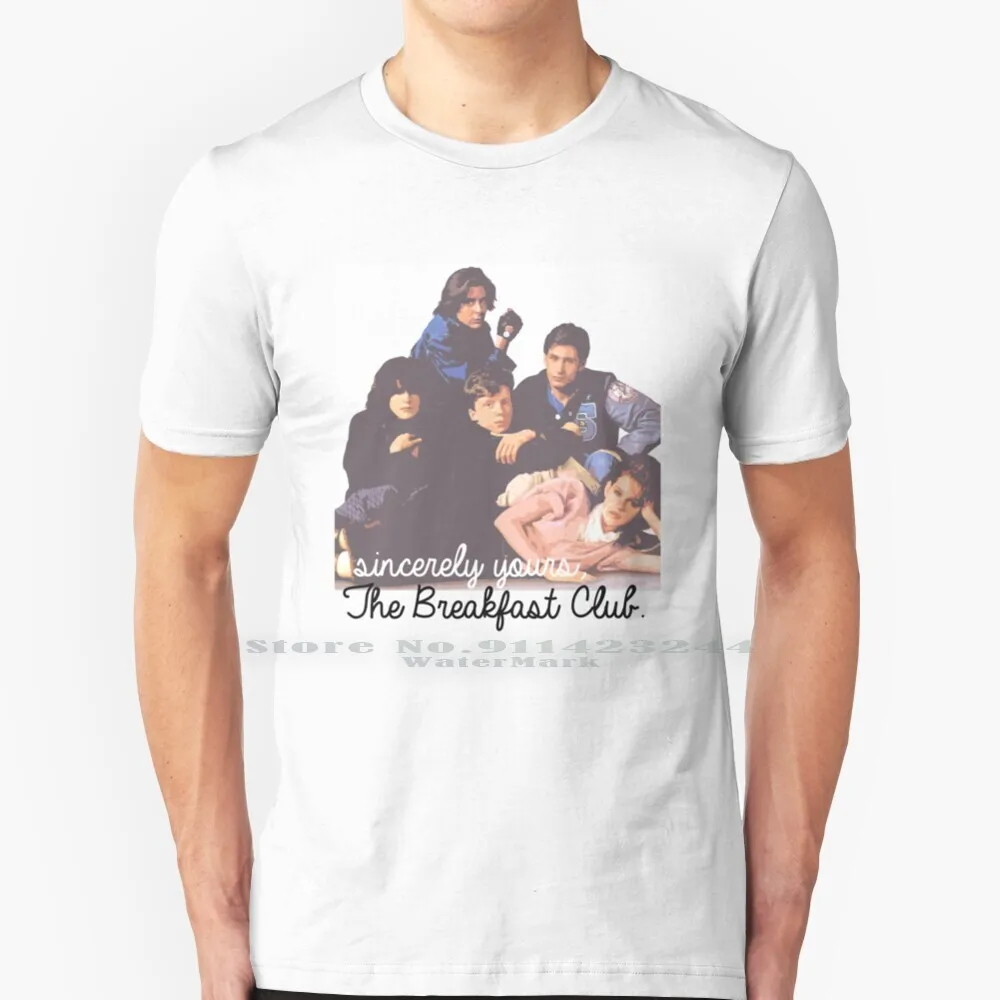 The Breakfast Club T Shirt 100% Pure Cotton The Breakfast Club The 80s Sixteen Candles John Hughes Dont You Forget About Me