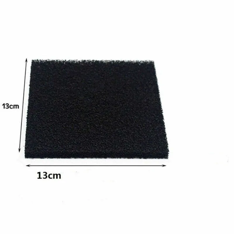 5 pcs 10x130x130mm activated carbon filter cotton foam sponge, use to absorb smoke and smoke purifier