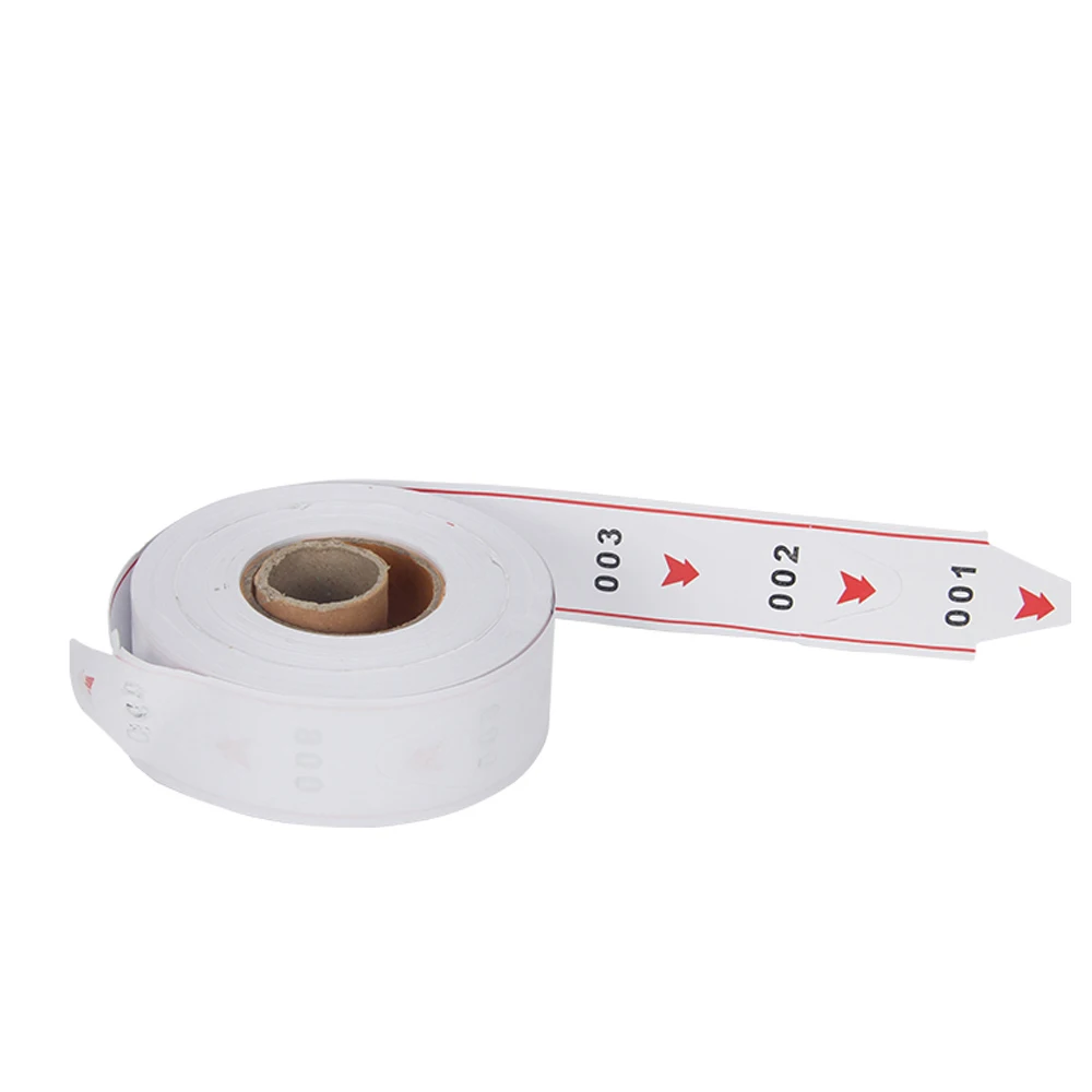 2roll/pack Tickets Paper Roll for ticket dispenser used in Take A Number System  with 2000pcs number