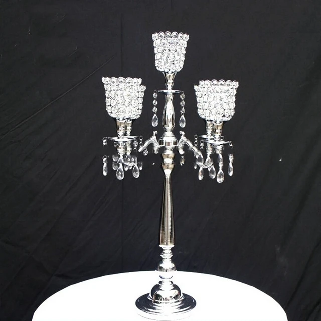 10pcs)5 Cup tall wedding candelabra centerpiece yudao1719