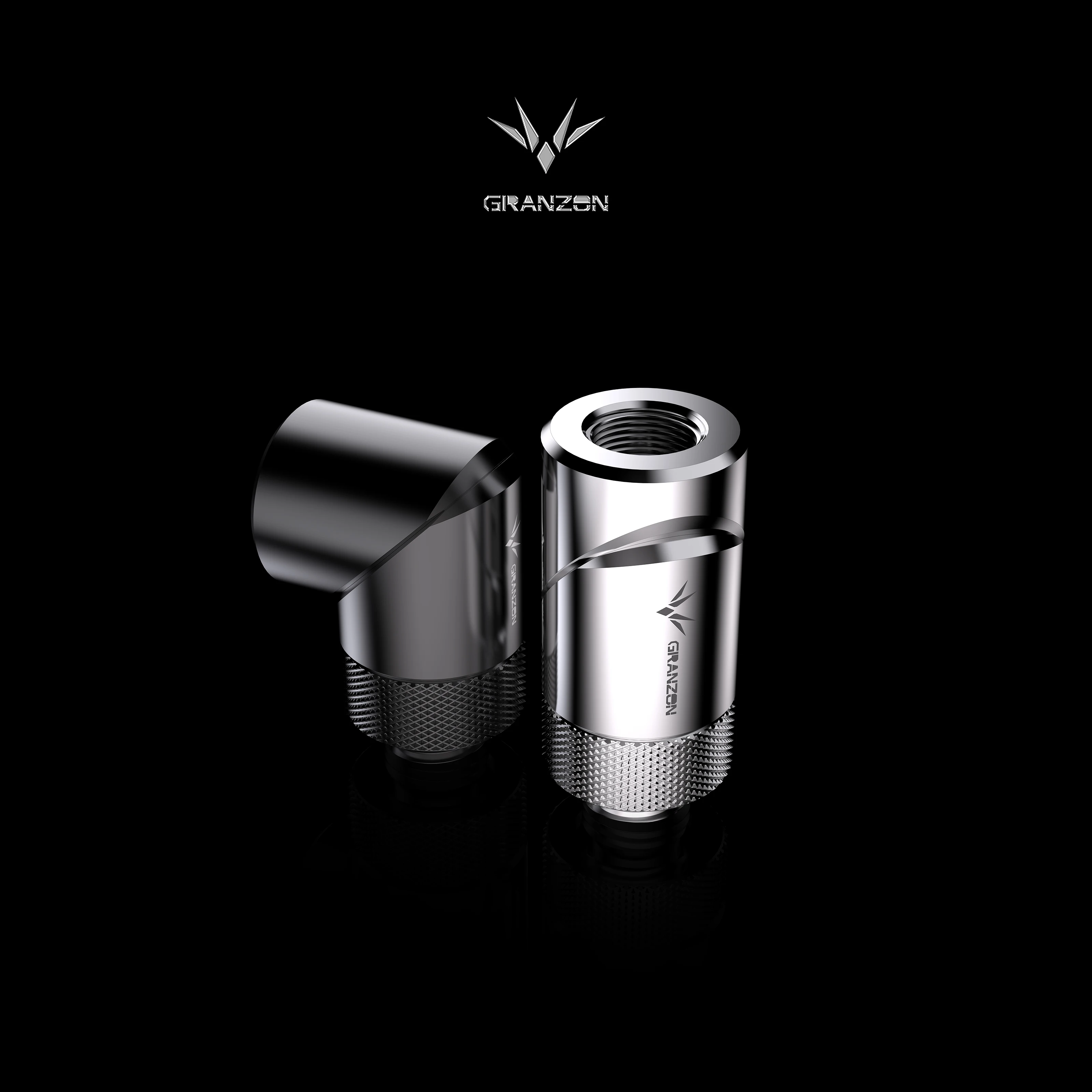 

Granzon GD-SK G1/4''Multi-direction Rotary fittings 360 degree split water cooling fitting Adapter Male to Famale Connector