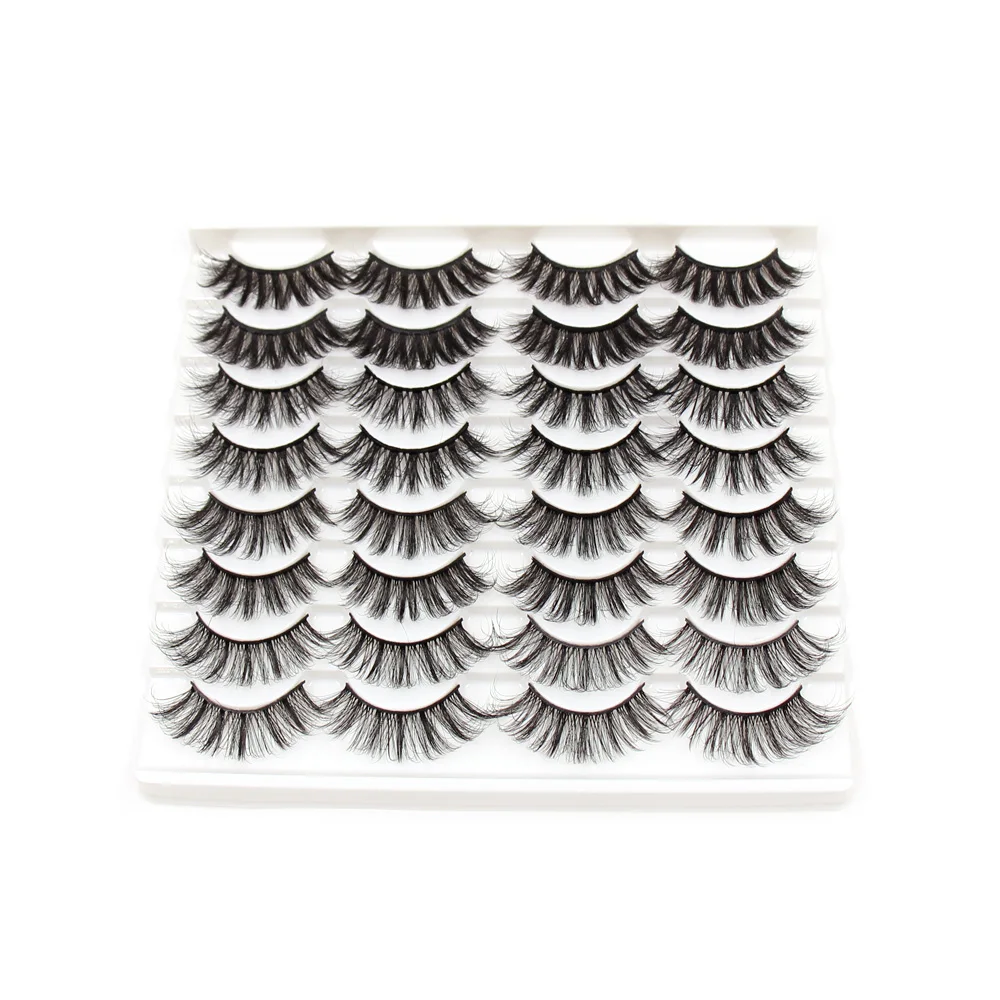 Wimpern 5/10/16 Paar 3D Faux Nerz Wimpern Natürliche Falsche Wimpern Wiederverwendbare Dramatische Volumen Wimpern Make-Up Wimpern Verlängerung – Detail 17