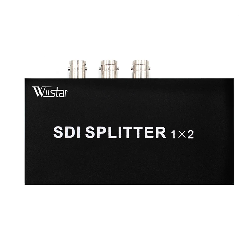 Wiistar SDI Splitter SDI 1 In 2 Out SDI Splitter 1x2 Full HD 1080P Support SD HD 3G-SDI Free Shipping