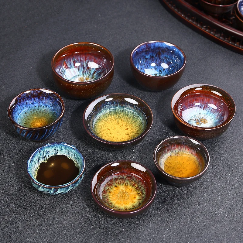 

50ml Traditional Art Tea Cup Set Kung Fu Tea Set Chinese Porcelain Tea Cups Japanese Cute Small Tea Bowls Ceramic Tea Cup